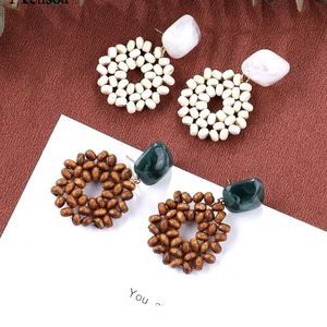 NWT Handmade Delicate Boho Beaded Drop Earrings Jewelry Bohemian NEW